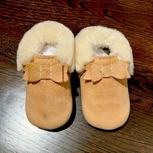 Freshly Picked Girls Baby Moccasin
